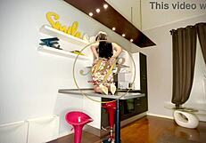 Goddess dominates with feet!