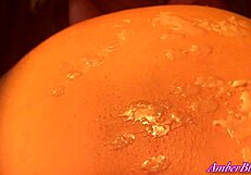 Candle Masturbation and Hot Waxplay for This Horny Teen 18+