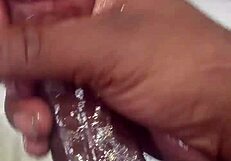 Intriguing gay jerking off to massive black cocks in interracial scenes