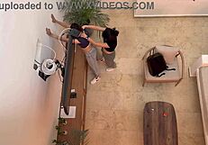 can two horny latinas finger each other to orgasm on vacation?