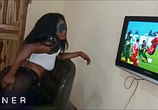 i love football but my big cock just wants to fuck hard in doggystyle