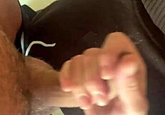 blonde milf gives custom handjob and blowjob for cumshot in jersey for follower in e e u u.