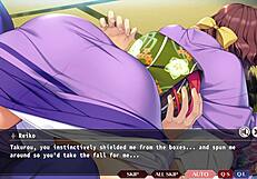 Doukyuusei - Reiko’s wedding events ending with big tits reveal 😍