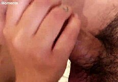 She Swallows Cum Close Up With Tongue