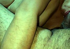 She loves sucking cock before getting fucked in this homemade video