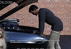 Milf Gives Handjob in Parking Lot