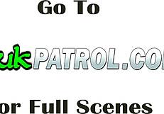 asian teen 18+ enjoys big white cock in her mouth