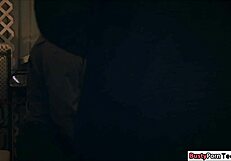 एंजेला को दो बड़े लंडों से जोरदार पाउंडिंग