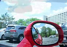 Sara Jay passionately fucks Lauren and driver.