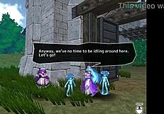 Flying princess with blue hair conquers world in hentai game ep 2 slut adventure