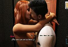 Waking up next to a sexy topless brunette today