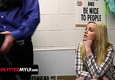 milf shoplifter faces big dick consequences for naughty actions