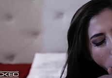 gorgeous babe enjoys passionate licking and fingering