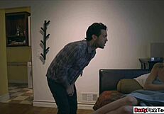 Petite Housesitter Gets Nailed Hard By Boss In Wild Group Action. What A Ride!