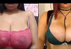 Wow, huge tits girls fight for your attention!