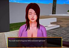 exploring my new stepfamily in the game