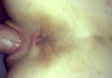 Wife Bent Over for Doggystyle Creampie at Home