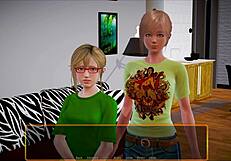 exploring my new stepfamily in the game