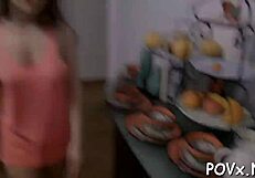 teen blowjob and rough fucking pov!