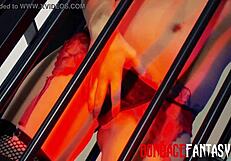 sexy sluts mai bailey and krystal webb lick ass and finger pussy in lesbian fetish