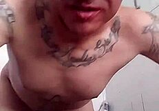 shemale slut natalie sin performs solo show