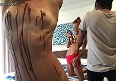 lesbian teaser play behind the scenes