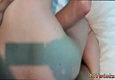 Sweet Gay Twinks Engage In Bareback Fucking Action