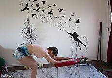 My yoga lesson turned into a surprising session with a friend