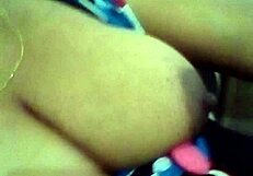 Beautiful Sri Lankan girl showcases her big tits and boobs in close-up detailed view