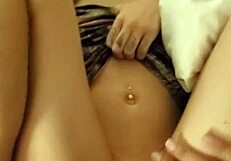 latina teen 18+ cums as i play with her clit and small tits