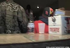 Coed lesbo dildos pussy as everyone watches at party teen 18+ coed pussy dildo group watching voyeur amateurs lesbian teasing