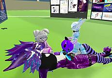 hey, check out these gay vr hoes in action