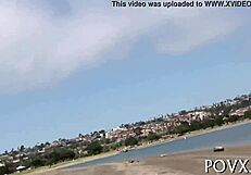 Naked teen gal gets drilled hard in pov