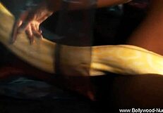 Bolly Babe Undresses With Intense Teasing Nude Striptease