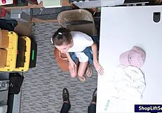 Pretty Teen Caught Stealing Gets Nailed by LP Officer. What a Twist!