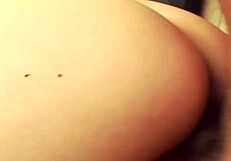 Sexy blonde Megan gets her tight ass fucked on the kitchen floor. Watch her moan.