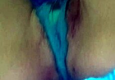 Ebony Girlfriend Rides Rough Assfucking to Creampie in Bed with Natural Tits