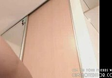 the busty latina camgirl starts undressing, ripping clothes to show her perfect body.