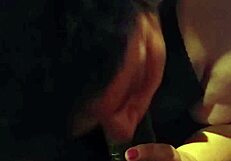 She Loves Sucking My Big Black Cock With Intense Passion In Interracial Game