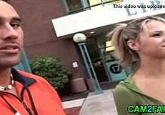 Hot blonde girl in free blonde porn video