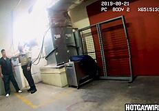 Two inmates caught screwing in secret gay office encounter. Dare to watch?