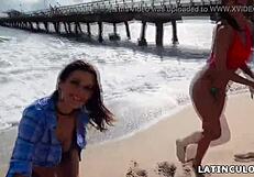 wanna watch latinas sophia leone and mandy flores in public lesbian action?
