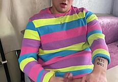 Horny College Guy Talks Dirty While Jacking Off