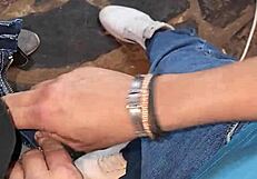 Wow, He Cums In My Panties And I Pull Them Up!