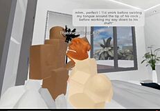 I am a robloxian redhead slutty snowbunny taking care of my daddy in doggystyle with his monster cock