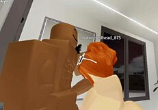 I am a robloxian redhead slutty snowbunny taking care of my daddy in doggystyle with his monster cock