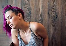 Four Bright Orgasms In The Kitchen!