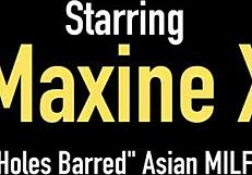 asian beauty maxine x in stockings takes big hard cock, creaming her pussy hard