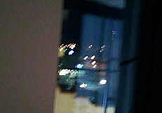 sexy ass milf flashing by the hotel window, what do you think?