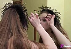 Teen teaser bianca19 strips to show natural naked body 😍